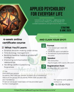 Applied Psychology for Everyday Life For navigating life in Pakistan